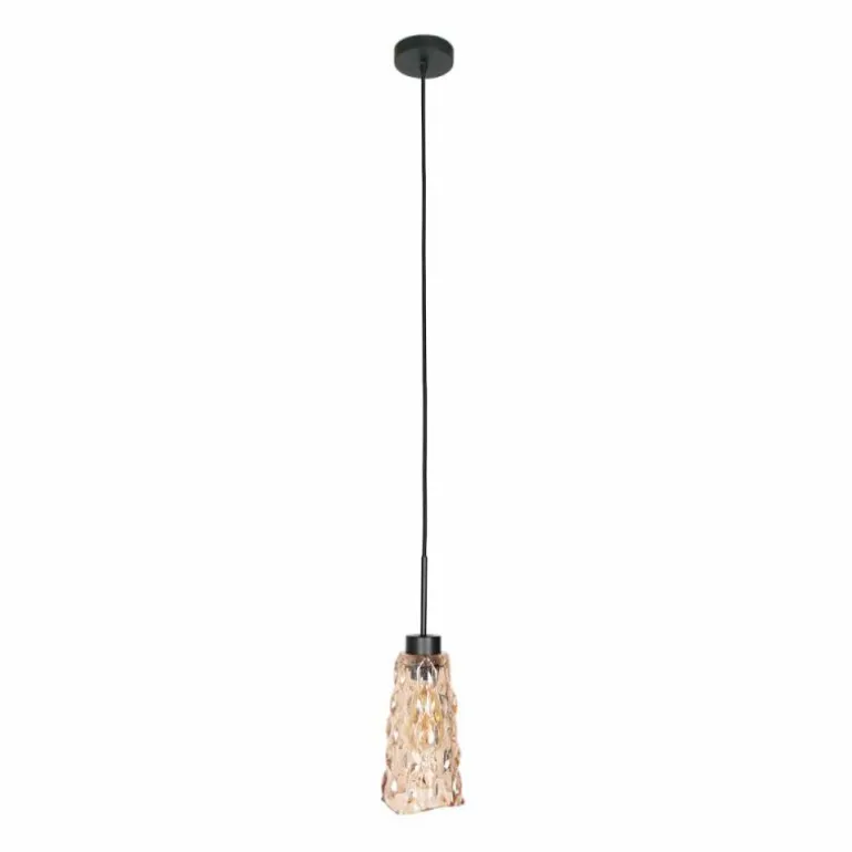 Vidrio Suspension Luminaires Steinhauer Noir, 1 lumière