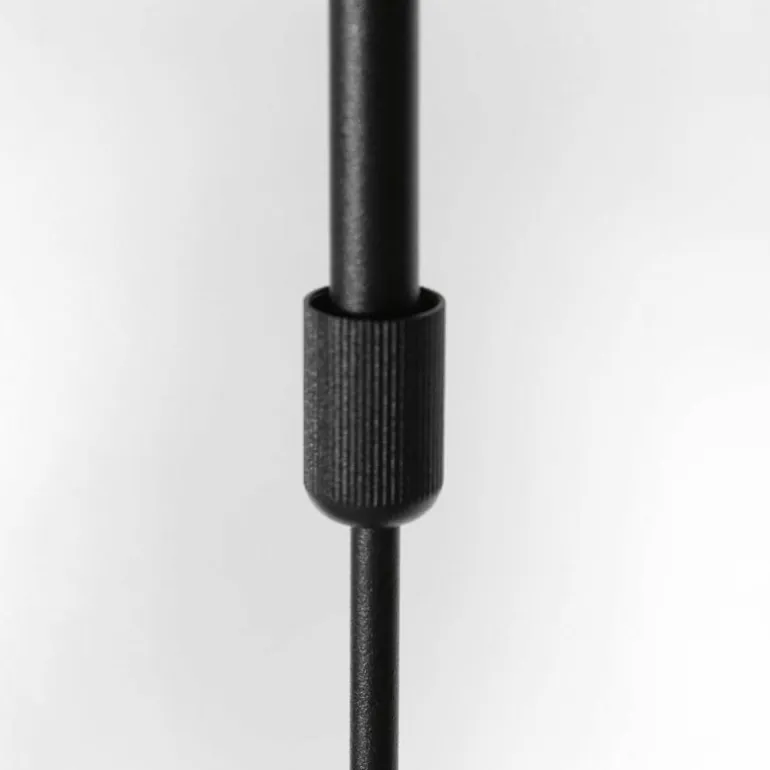 Vidrio Suspension Luminaires Steinhauer Noir, 3 lumières