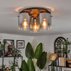 Vireda Plafonnier Anthracite, 3 lumières