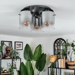 Vireda Plafonnier Anthracite, 3 lumières