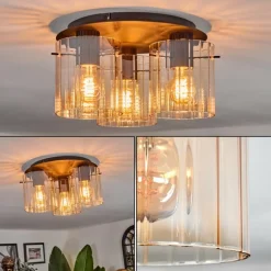 Vireda Plafonnier Noir, 3 lumières