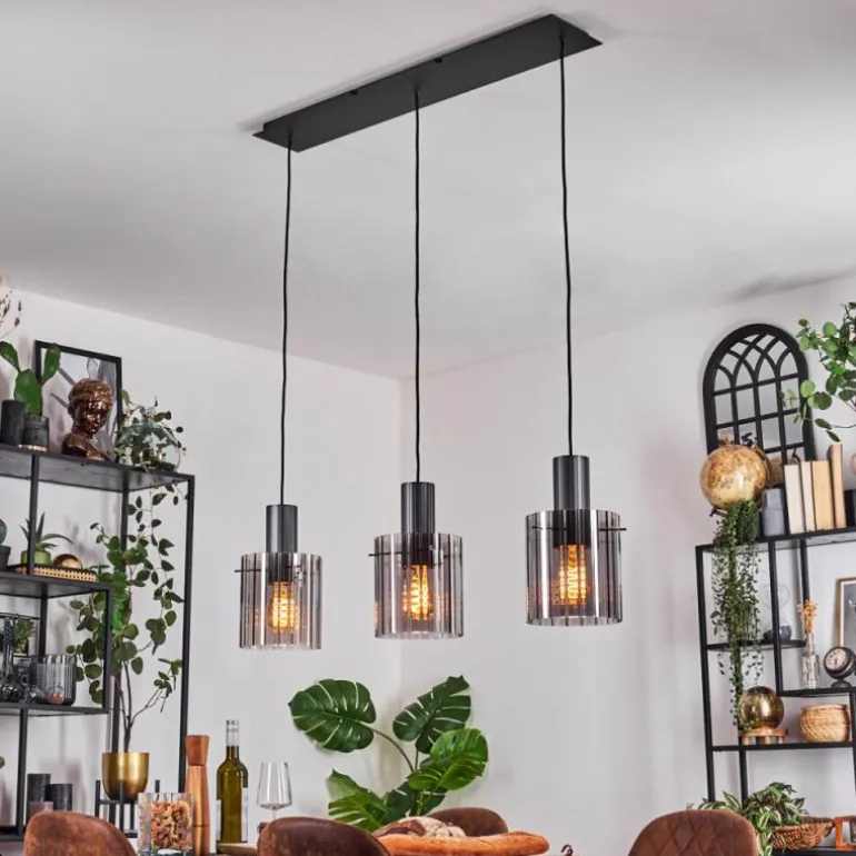 Vireda Suspension, Suspension Anthracite, 3 lumières