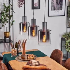 Vireda Suspension, Suspension Anthracite, 3 lumières