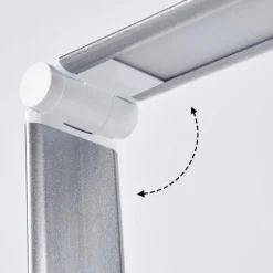 Vringelby Lampe de bureau, Lampe à poser, Liseuse LED Argenté, Blanc, 1 lumière