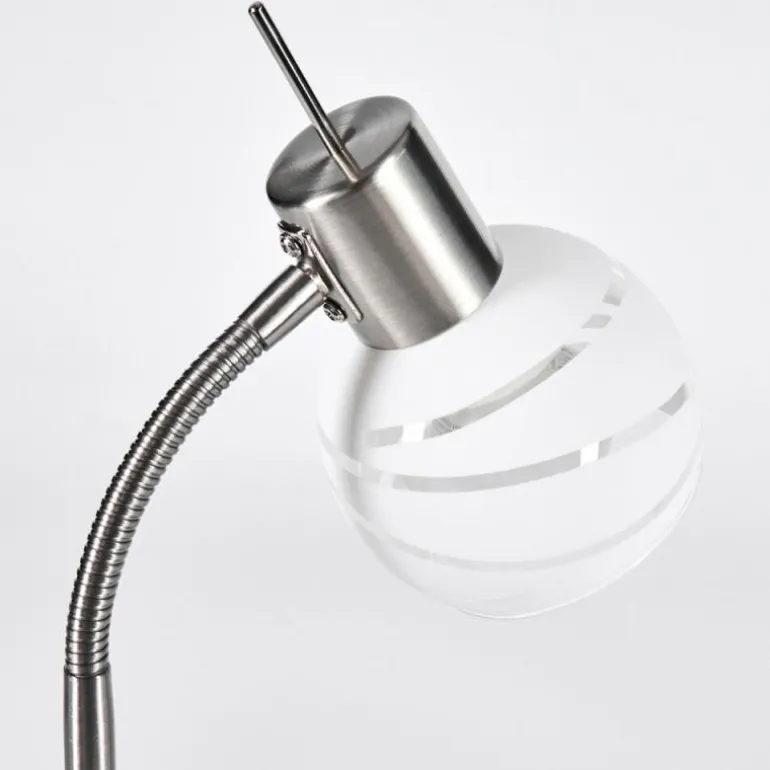Warga Lampe à poser, Liseuse Nickel mat, 1 lumière