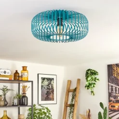 Wemude Plafonnier Bleu, 1 lumière