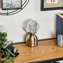 Yngered Lampe à poser LED Nickel mat, 1 lumière