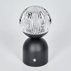 Yngered Lampe à poser LED Noir, 1 lumière