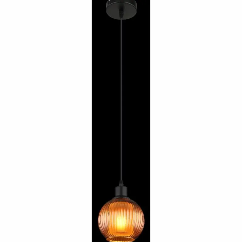 Zumba Suspension Luminaires Globo Lighting Noir, 1 lumière