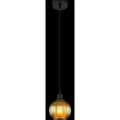 Zumba Suspension Luminaires Globo Lighting Noir, 1 lumière
