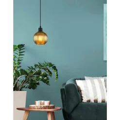 Zumba Suspension Luminaires Globo Lighting Noir, 1 lumière