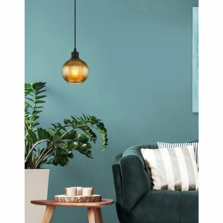 Zumba Suspension Luminaires Globo Lighting Noir, 1 lumière
